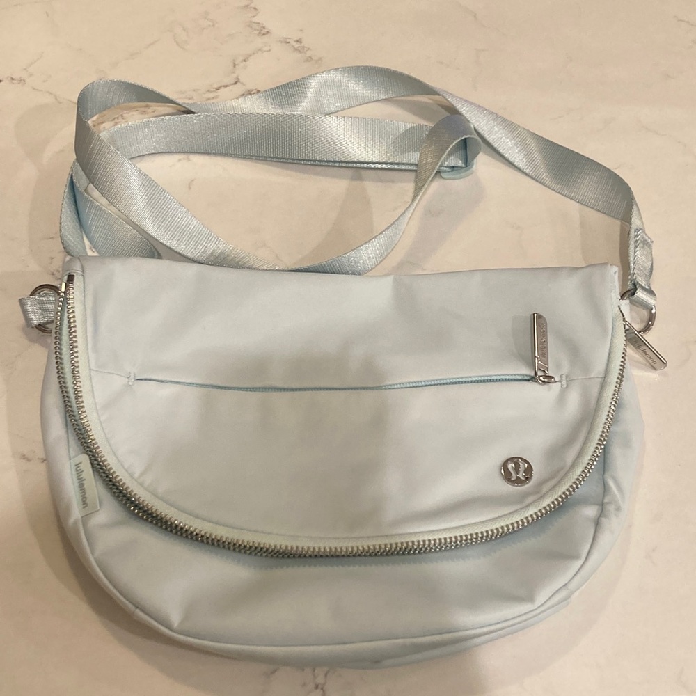 Lululemon Athletica Sky Blue All Night Festival Bag